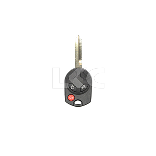 *SHELL & PAD ONLY* Ford (Old Style) 3 Button Remote Head Key Casing - Standard Blade - OUCD6000022