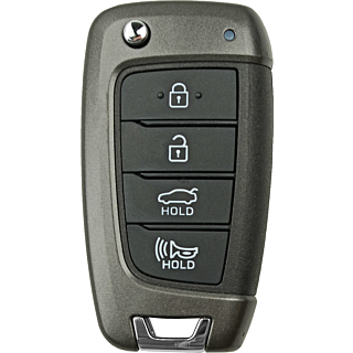 2018 - 2019 Hyundai Accent 4 Button Flip Remote Key w/ Trunk - NYOSYEC4TX1707 (HC-4BT)