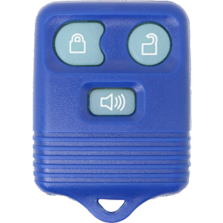 1998 - 2016 NEW Replacement Dark Blue Glow in the Dark Ford, Lincoln, Mazda, & Mercury 3 Button Keyless Entry Remote Fob - Dark Blue Glow