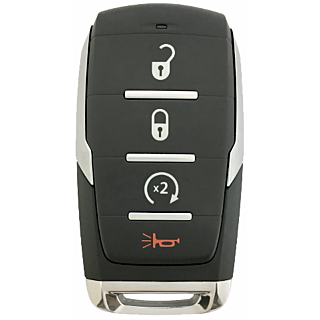 2019 - 2020 Dodge RAM 1500 4 Button Smart Remote w/ Remote Start - Emergency Key Included - OHT-4882056