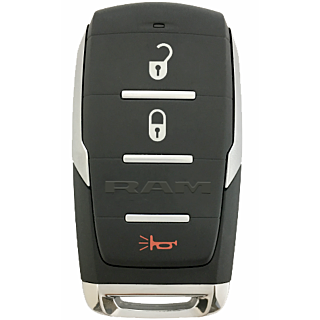2019 - 2020 Dodge RAM 1500 3 Button Smart Remote - Emergency Key Included - OHT-4882056