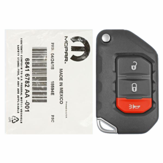 *NEW OEM* 2018 - 2021 Jeep 3 Button Flip Remote Key - OHT1130261