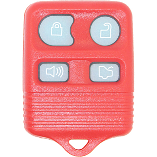 1998 - 2011 NEW Ford/Lincoln/Mercury 4 Button Keyless Entry Remote - Red Glow - CWTWB1U331/CWTWB1U345/GQ43VT11T