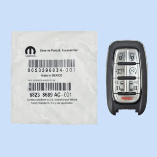 *NEW OEM* 2017 - 2021 Chrysler Pacifica 7 Button Smart Remote w/ KEY SENSE - Emergency Key Included - M3N-97395900