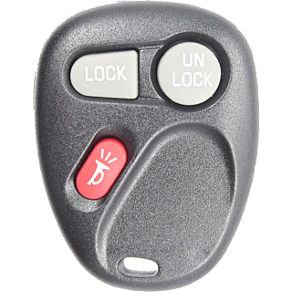2001 - 2004 OEM GM 3 Button Keyless Entry Remote Fob - KOBLEAR1XT - 15042968