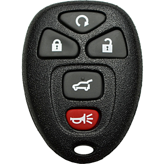 2007 - 2017 OEM GM 5 Button Keyless Entry Remote w/ Remote Start/Liftgate - OUC60270/OUC60221