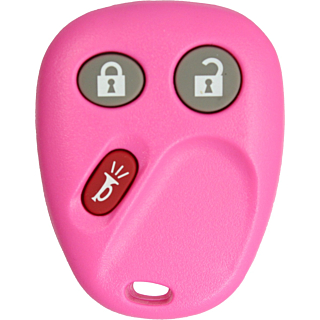 2003 - 2007 NEW Replacement GM 3 Button Keyless Entry Remote - Pink - LHJ011