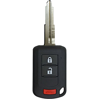 2016 - 2021 Mitsubishi 3 button remote Head Key - Continuous LED Blink - OUCJ166N