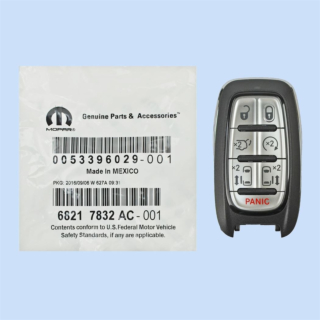 *NEW OEM* 2017 - 2019 Chrysler Pacifica 7 Button Smart Remote - Emergency Key Included - M3N-97395900