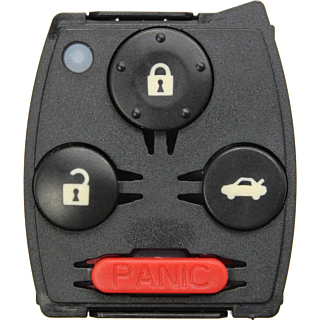 *POD CASE ONLY* Honda 4 Button Remote Head Key Pod Case & Buttons - WITHOUT chip slot