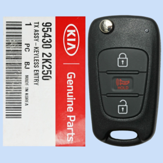 *NEW OEM* 2010 - 2013 Kia Soul 3 Button Remote Flip Key w/ Standard Blade - ASSY: AM11MY - NY0SEKSAM11ATX