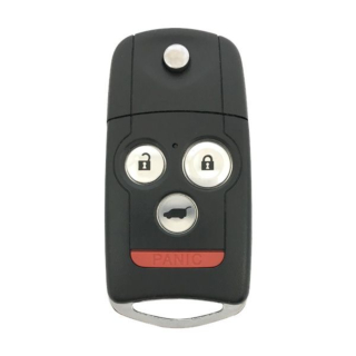 2007 - 2013 NEW Replacement Acura MDX 4 Button Remote Flip Key w/ Hatch - N5F0602A1A