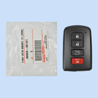*NEW OEM* 2014 - 2019 Toyota Highlander 4 Button Smart Remote w/ Hatch - Emergency key included - HYQ14FBA (A/G Board)