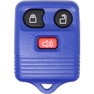 1998 - 2016 NEW Replacement Dark Blue Ford, Lincoln, Mazda, & Mercury 3 Button Keyless Entry Remote Fob - Dark Blue