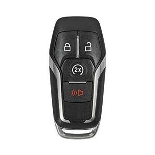 2013 - 2015 Lincoln MKC 4 Button Smart Remote w/ Remote Start - Emergency Key Included - Lincoln Logo - M3N-A2C31243300