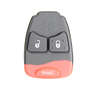 *PAD ONLY* Chrysler/Dodge/Jeep 3 Button Remote Head Key Button Pad - OHT692713AA, OHT692427AA, M3N5WY72XX