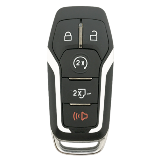 2015 - 2017 Ford F-Series 5 Button w/ Tailgate Smart Remote - Emergency Key Included - M3N-A2C31243300
