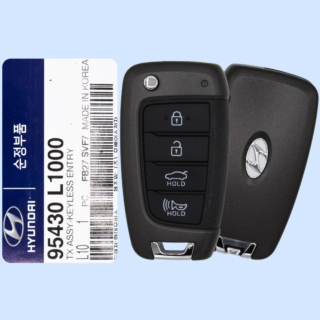 *NEW OEM* 2019 - 2021 Hyundai Sonata 4 Button Flip Key w/ Trunk - TQ8-RKE-4F40