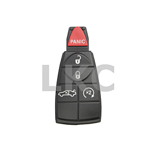 *PAIR OF* Chrysler, Dodge, & Jeep 5 Button Fobik Pad Replacement - Only for fobiks with FCC ID: IYZ-C01C or M3N32297100