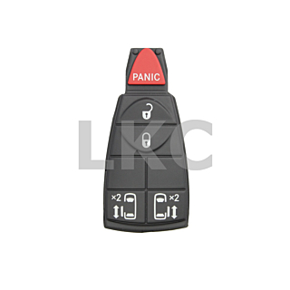 *PAIR OF* Dodge Grand Caravan 5 Button Fobik Pad Replacement - Only for fobiks with FCC ID: IYZ-C01C