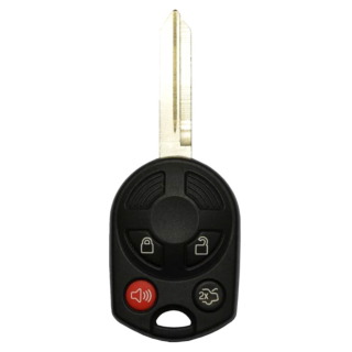 2006 - 2012 Ford/Mazda/Mercury 4 Button Remote Head Key - Old Style, 80 Bit, Standard Blade - OUCD6000022