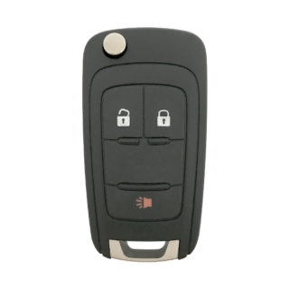 2010 - 2018 OEM Chevrolet 3 Button Remote Flip Key - OHT01060512/AVL-B01T1AC
