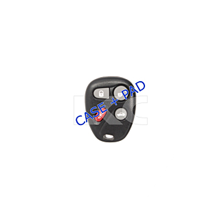 *NEW SHELL & PAD ONLY* GM 4 Button Keyless Entry Remote Fob Casing - ABO0204T (10246215)