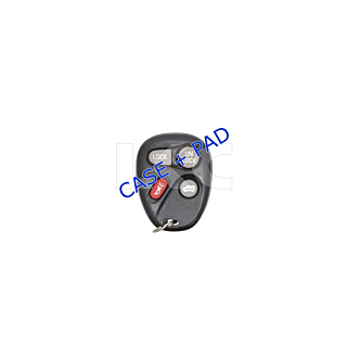 *NEW SHELL & PAD ONLY* GM (Vans) 4 Button Keyless Entry Remote Fob Casing - ABO0204T