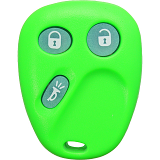 2003 - 2007 OEM Glow in the Dark GM 3 Button Keyless Entry Remote - Green - LHJ011