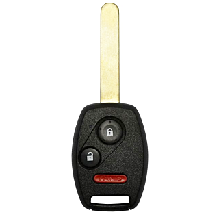 2007 - 2014 Honda 3 Button Remote Head Key - MLBHLIK-1T - L Stamp
