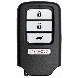 2014 - 2016 Honda CR-V 4 Button Smart Remote w/ Hatch - Emergency key included - ACJ932HK1210A 