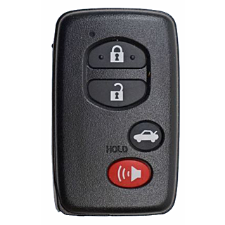 2007 - 2010 Toyota 4 Button Smart Remote w/ Trunk - Emergency key included - # Board - HYQ14AAB