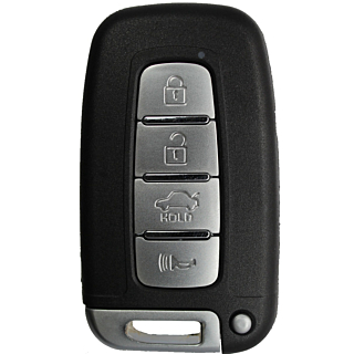 *SHELL & PAD ONLY* Hyundai/Kia 4 Button Smart Key Casing - SY5HMFNA04