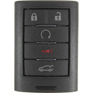 2013 - 2015 Cadillac 5 Button Smart Key w/ Remote Start - Emergency key included - NBG009768T