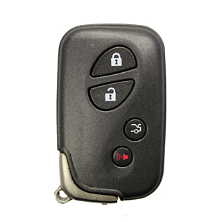 *SHELL & PAD ONLY* Lexus Smart 4 Button w/ Trunk Remote Casing
