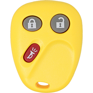 2003 - 2007 NEW Replacement GM 3 Button Keyless Entry Remote - Yellow - LHJ011