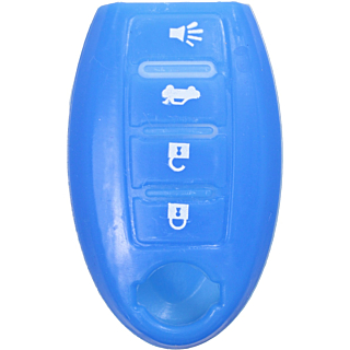 * PROTECT YOUR REMOTE* Nissan 4 Button Remote Silicone Cover - Blue