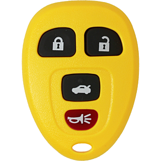 2004 - 2013 NEW Replace My Remote Brand GM 4 Button Keyless Entry Remote Fob w/ Trunk - KOBGT04A - GM/L: 15252034