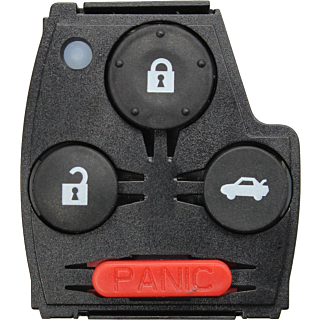 *POD CASE ONLY* Honda 4 Button Remote Head Key Pod Case & Buttons - WITH chip slot