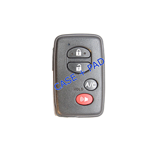 *NEW SHELL & Buttons ONLY* 2010 - 2015 Toyota Prius 4 Button Smart Entry Key (A/C) - HYQ14ACX
