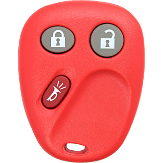2003 - 2007 OEM GM 3 Button Keyless Entry Remote - Red - LHJ011