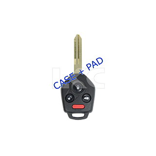 *SHELL & BLADE ONLY* Subaru 4 Button Remote Head Key Case - Standard blade - CWTWB1U811/CWTWBU766 - NOT FOR "G" STAMP KEYS!