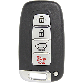 2012 - 2017 Hyundai Veloster/Elantra GT 4 Button Smart Key w/ Hatch - Emergency Key Included - SY5HMFNA04