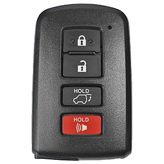 2013 - 2018 Toyota RAV4 - 4 Button Smart Remote w/ Hatch - Emergency key included - G Board - HYQ14FBA