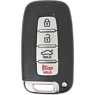 2011 - 2013 OEM Kia 4 Button Smart Key w/ Trunk - Emergency Key Included - SY5HMFNA04