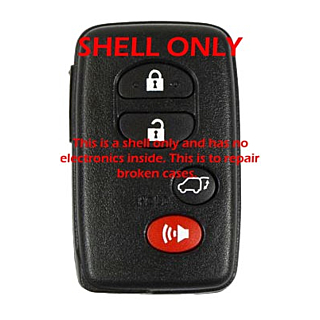 *SHELL & PAD ONLY* Toyota Smart 4 Button w/ Hatch Remote Casing - HYQ14AAB/HYQ14ACX