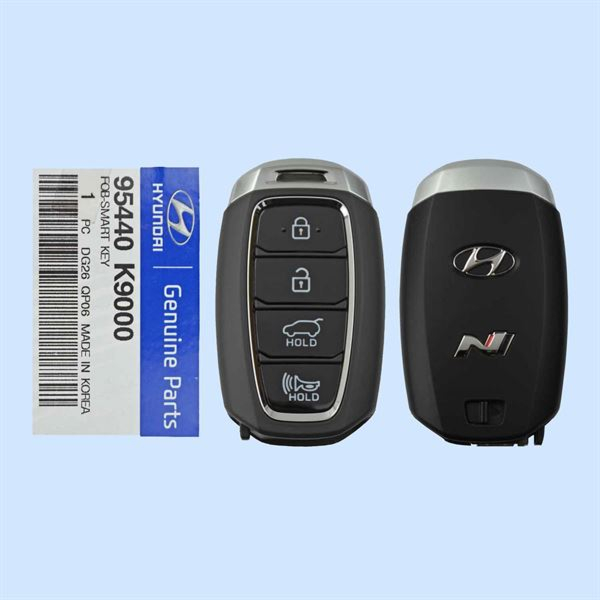 *NEW OEM* 2017 - 2020 Hyundai Veloster "N" 4 Button Smart Remote w/ Hatch - Emergency Key Incuded - SY5IGFGE04-1