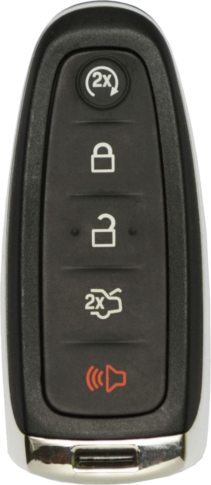 2011 - 2019 OEM Lincoln 5 Button Smart Remote - Emergency Key Included - M3N5WY8609, M3N5WY8610-2