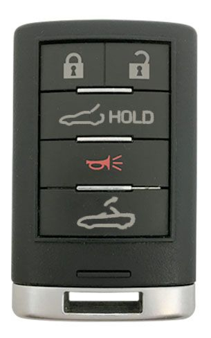 2015 - 2019 Chevrolet Corvette 5 Button Smart Remote w/ Drop Top & Trunk - Emergency Key Included - NBGGD9C04-1