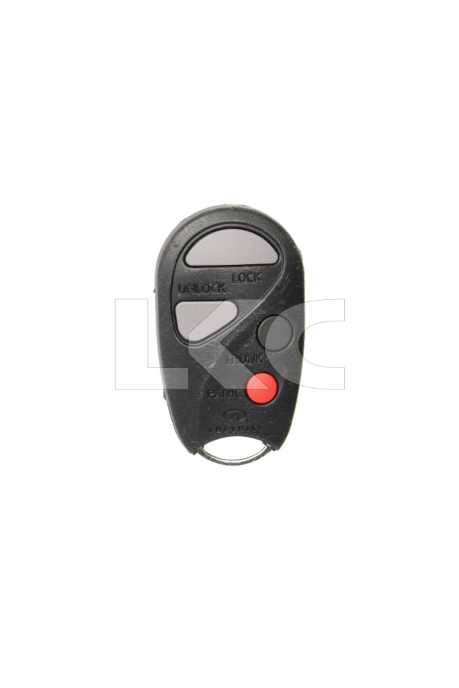 1999 - 2000 Infiniti 4 Button Keyless Entry Remote w/Panic - KBRASTU09-1